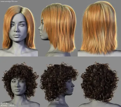 Резинка для волос Прическа для волос Парик, прическа, 3D Компьютерная  графика, Аксессуар для волос, люди png | PNGWing