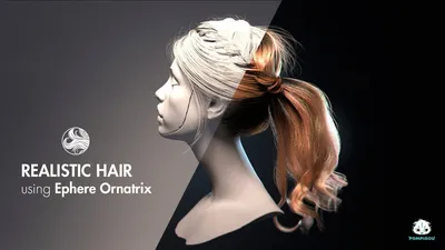 Tutorial 3d realistic hair