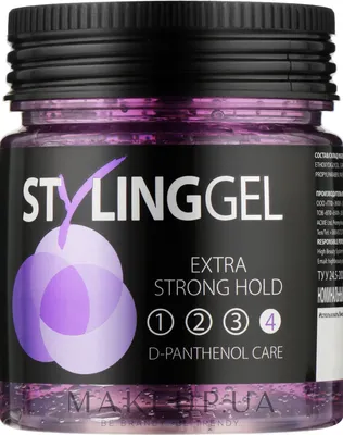 Acme Color Styling Gel Extra Strong Hold 4 - Гель для укладки волос  сверхсильной фиксации: купить по лучшей цене в Украине | Makeup.ua