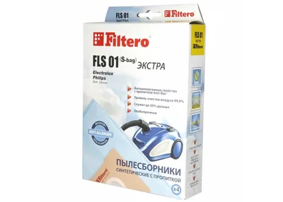 Пылесборник Filtero FLS 01 (S-bag) (4) экстра в магазине бытовой техники и  электроники Цифра