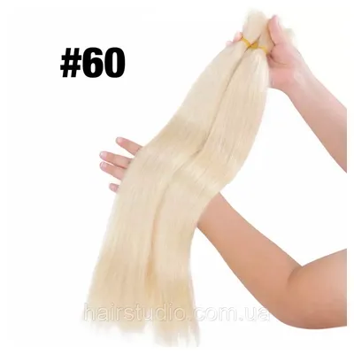 Волосы славянка Блонд #60 длинна 60 см от HairStudio