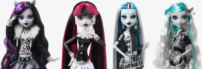 Monster High Reel Drama, черно-белые куклы 2022