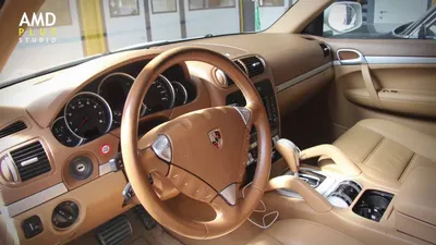 Реставрация салона Porsche Cayenne - YouTube