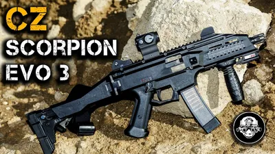 Супер пистолет-пулемет CZ SCORPION EVO 3! Эксклюзивный обзор! Оружие  элитного спецназа! - YouTube