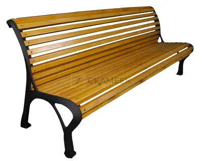 Купить парковую скамейку «Екатеринбург» (0,6 м ангарская сосна, 40х40) по  цене производителя