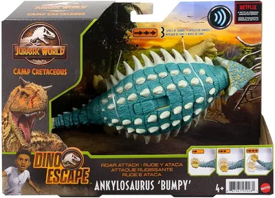 Динозавр Анкилозавр Бампи Jurassic World Roar Attack Ankylosaurus Bumpy,  цена 950 грн — Prom.ua (ID#1622336957)