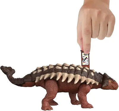 Фигурка Динозавра Анкилозавр со Звуком Jurassic World Dominion Roar  Strikers Ankylosaurus — Купить Недорого на Bigl.ua (1666716482)