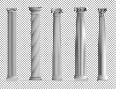 Античные колонны 3D Модель $9 - .lwo .fbx .obj - Free3D