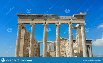 Архитектура древней греции стоковое фото. изображение насчитывающей ð²ð°ñ  ð¸ð»ð¸ñ - 181362090
