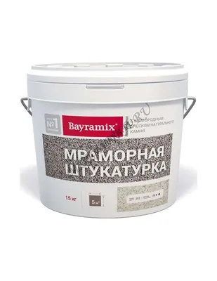 Bayramix Ever Green-K, 15 кг Мраморная штукатурка с естественным блеском  натурального камня, крупная фракция.