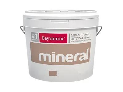 Mineral (Минерал) - фактурная штукатурка со средней цветной крошкой от  Bayramix (Байрамикс)