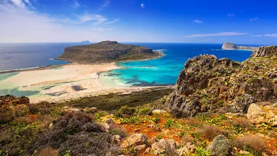 Лагуна Балос на Крите – место встречи трех морей