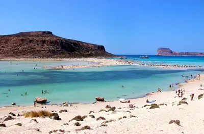 остров Грамвуса, пляж Балос, Крит