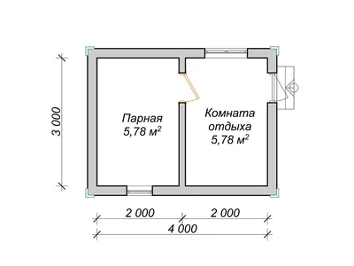 Баня 3х4