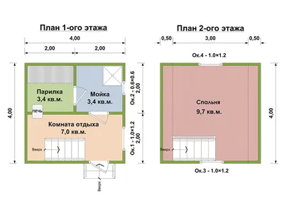 Баня 4 на 4 с мансардой под ключ в Москве, проект и цена | Дачный мир