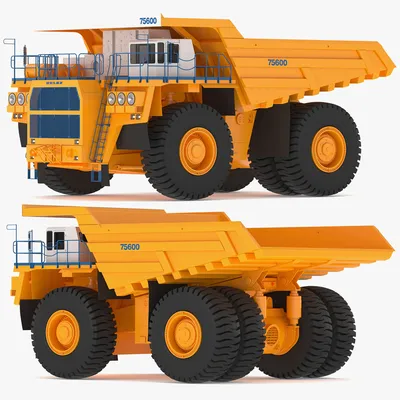 Belaz 75600 Modelo 3D $129 - .3ds .fbx .obj .ma .max .c4d - Free3D