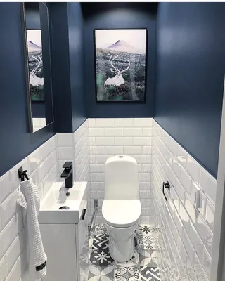 30+ ванных комнат в синем - самом трендовом цвете последних лет - Декорри