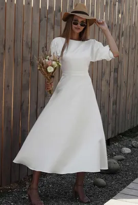 белое атласное платье Мари | Свадебный салон Инфанта
