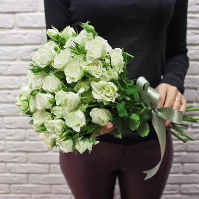 Белые кустовые розы Беларусь купить в Краснодаре с доставкой