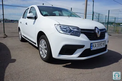 Купить автомобиль Renault Logan 2019 (белый) с пробегом, продажа  подержанного Renault Logan на автобазаре в Киеве