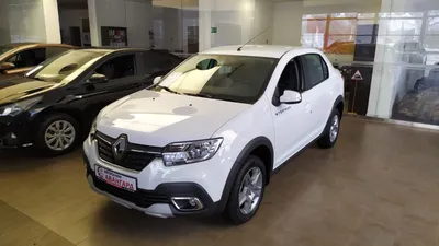 Renault Logan Stepway 1.6, 8 кл. (82 л.с.) 5МТ. Life, ESP. Мультимедиа.  Белый 2022 | Купить новый автомобиль в Донецке ДНР, в наличии и под заказ |  Автосалон Авангард