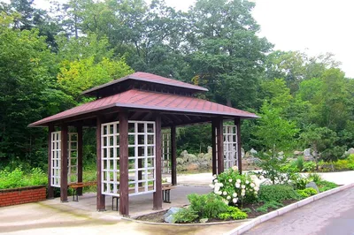 Беседка в японском стиле: 100 фото проектов восточного сада