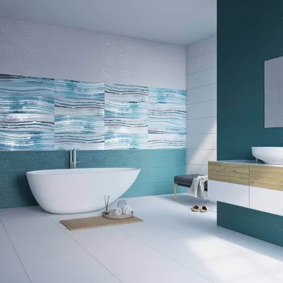 Бирюзовая ванная комната:лучшие фото современного дизайна интерьера |  Интерьер, Плитка для ванной, Бирюзовые ванные комнаты