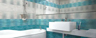 Плитка для ванной Керамическая плитка Арагон Нефрит-керамика: цвет -  бирюзовый; размер плитки - - Купить в интернет-магазине