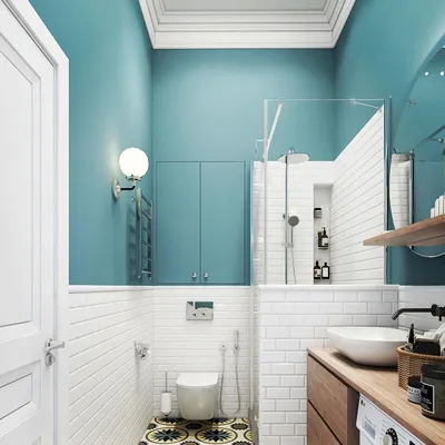 Бирюзовая ванная комната:лучшие фото современного дизайна интерьера |  Бирюзовые ванные комнаты, Интерьер, Бирюзовая ванная