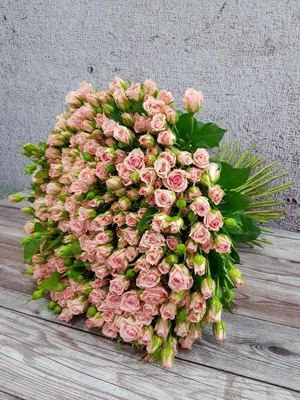 Букет из 29 светло-розовых роз 50см - Арт. 4328