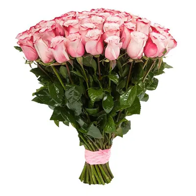 Fiora, Ярко-розовые и светло-розовые розы в средней круглой вазе –  Интернет-магазин цветов в стекле \"Фионита\"