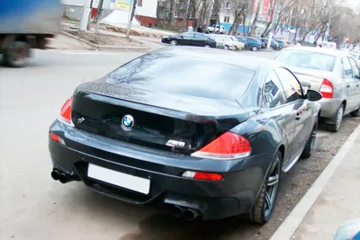 Задний бампер M6 на BMW 6 E63