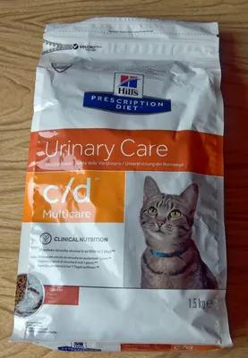 Корм для кошек Hill`s Hill's Prescription Diet c/d Multicare Urinary Care  при профилактике цистита и мочекаменной болезни, с курицей | отзывы