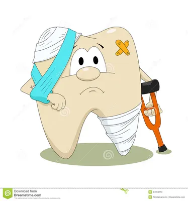 Больной зуб фото