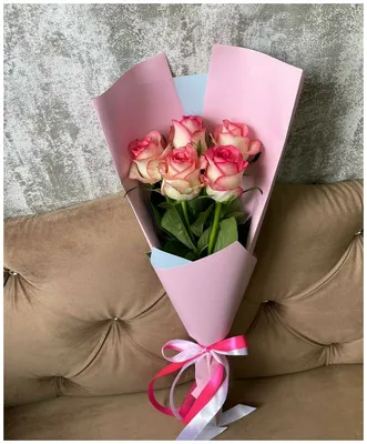 Букет из 5 роз Джумилия (50 см ) — купить в интернет-магазине по низкой  цене на Яндекс Маркете