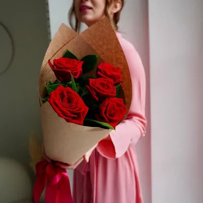 Розы дешево, 5 шт. Цвет: красный по цене 725 ₽ - купить в RoseMarkt с  доставкой по Санкт-Петербургу