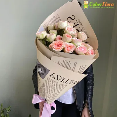 Букет из 5 кустовых роз: цена, заказать с доставкой по Москве в  интернет-магазине Cyber Flora®