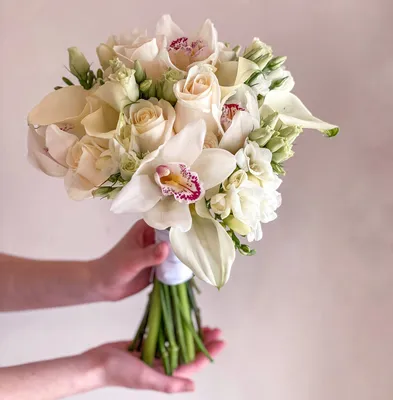 Букет невесты: букет свадебный с каллами для невесты | Расцветочка