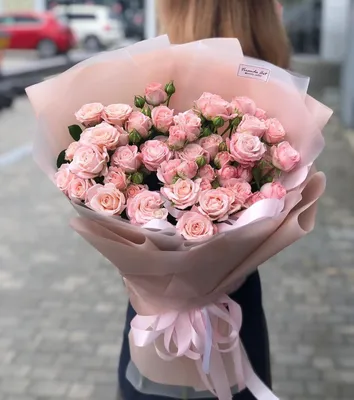 Букет кустовых роз заказать в Минске с доставкой