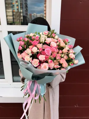 Букет из кустовых роз в Оренбурге купить, заказать с доставкой - Fleur