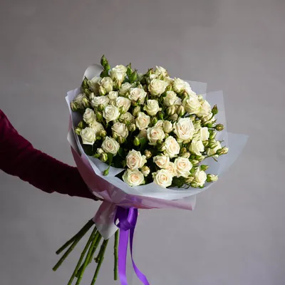 Букет кустовых роз Роял порцелина №178 купить в Минске с доставкой