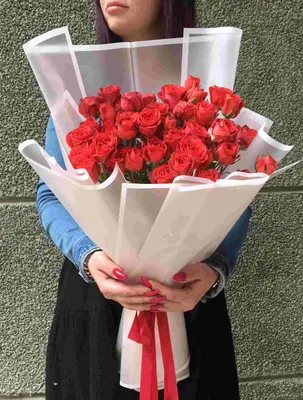 Букет из 9 кустовых роз - заказ, доставка по Челябинску