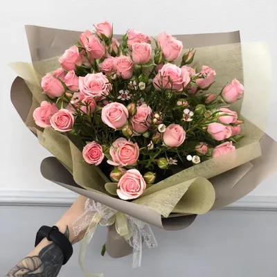Букет кустовых роз №3 доставка в Саратове | Роза64
