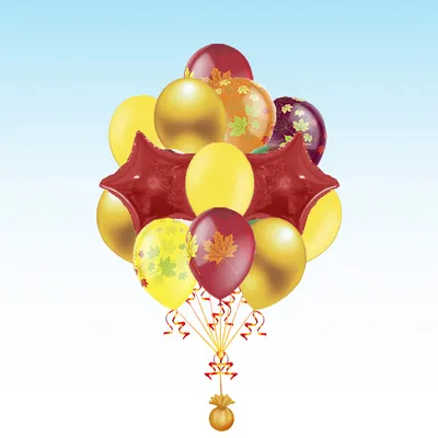 Купить Букет из шаров \"Осенний букет\" в Москве в интернет-магазине  воздушных шаров, цены