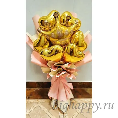 Букет из мини-шаров с короной купить в Москве с доставкой: цена, фото,  описание | Артикул:A-006746