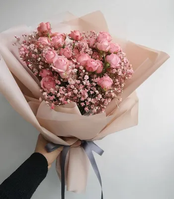 Нежный букет из роз купить по цене 4522 р. в Волгодонске | Презент Сервис
