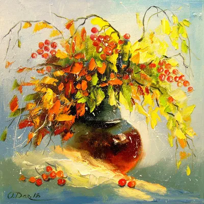 Картина «Осенний букет», Ольга Дарчук - Jose Art Gallery