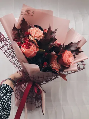 Осенний букет с пионовидной розой - купить с доставкой от ElitBuket