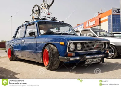 VAZ-2106 - a Classic of the Russian Automotive Industry Participating in  the Tuning Competition Editorial Photography - Image of restoration,  russia: 91602707