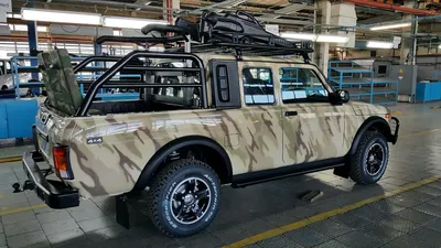 Пин на доске Пикап 2329 военная версия. Ф Дизайн niva 4x4 тюнинг.